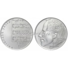 200 Kč 2010 Gustav Mahler 150. výročí narození PROOF